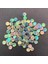 Bk Abs 5mm X100 Stili *2mm Abalone Shell Gitar Klavye Noktaları Renkli Abalone Beyaz Plast Gülağacı Kakma Nokta Gitar Aksesuarları (Yurt Dışından) 3