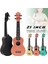 Siyah Stil 21 Inç Soprano Ukulele Renkli Acousttrings Hawaii Gitar Mini Gitar Enstrümanı Çocuklar ve Müzik Yeni Başlayanlar Için (Yurt Dışından) 2