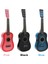 Pembe Tarzı 23 Inç Siyah Ihlamur Akustik Gitar 12 Perde Çocuklar Için Gitar Seçim Tel Dizeleri ile 6 Dizeler (Yurt Dışından) 3