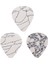 Beyaz Stil Üst Düzey Fingerpicks Guitarra Enstrüman Için Seçtikleri Doğal Taş Gitar Seçtikleri Plectrum Seçtikleri Gitar Aksesuarları (Yurt Dışından) 1
