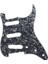 Siyah Inci Tarzı 3 Kat 11 Delik Elektro Gitar Pickguard Kazıma Plakası Stratocaster Strat Gitar Sss Americanmeksika Standart Gitar Parçaları (Yurt Dışından) 1