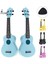 Pembe Stil Plast Inch Soprano Renkli Akustik Ukulele Uke 4 Strings Hawaii Gitar Guitarra Enstrüman Çocuklar ve Müzik Acemi Için (Yurt Dışından) 2