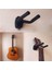 Siyah Stil Gitar Standı Tutucu Duvar Gitar Gitar Askı Kancası Tutucu Duvara Montaj Standı Raf Braketi Ekran Gitar Bas Vidaları Aksesuarları (Yurt Dışından) 2