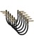 3 ADET--30CM Tarzı Gitar Patch Kabloları Gitar Efekt Pedalları Için Dik Açı cm Enstrüman Kabloları (Yurt Dışından) 1