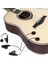 Siyah Stil Akustik Gitar Pikap Piezo Kontak Gitar Için Pikap Ukulele Keman Mandolin Banjo Kalimba Arp Mikrofon Banjo Aksesuarları (Yurt Dışından) 3