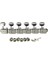 Gümüş Tarzı Guitar Machine Heads Tuners Chrome Locking String Tuning Key Pegs Tuners Set Replacement For Lp, Sg, Tl Electric Guitars (Yurt Dışından) 4