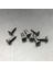 Siyah X50 Adet Tarzı Adet 3*12MM Bas Gitar Pickguard Vidalar Boşluk Kapağı Jack Kapak Plakası Vida St Tl Elektro Gitar Aksesuarları (Yurt Dışından) 5