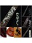 No.16 Tarzı 22 Stilleri Ultra Ince Çapraz Kakma Çıkartmaları Klavye Etiketi Müzik Enstrümanı Süslemeleri Elektrik Akustik Gitar Bas Parçaları (Yurt Dışından) 5