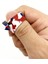 Kırmızı Stil Plastik Saklama Kutusu Selüloit Arabulucu Fingerpicks ile Akustik Elektro Gitar Için 5 Adet Başparmak Parmak Seçtikleri (Yurt Dışından) 4