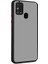 Samsung Galaxy M31 Kenarları Renkli Arkası Buğulu Şık Hux Silikon Kılıf 1