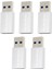 Adet USB Veri Engelleyici Yalnızca Şarj Edilebilir USB Engelleyici Adaptörü Veri Senkronizasyonunu Engellemek Için Meyve Suyu Kaldırmaya Karşı Koruma Gümüş (Yurt Dışından) 1