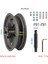 Pro/pro2 8.5 Inç Elektrikli Scooter Bölünmüş Tekerlek Göbeği Alüminyum Alaşımlı Arka Tekerlek Jantları Katı Lastik Scooter, Siyah (Yurt Dışından) 5