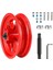Pro/pro2 8.5 Inç Elektrikli Scooter Bölünmüş Tekerlek Göbeği Alüminyum Alaşımlı Arka Tekerlek Jantları Katı Lastik Scooter, Kırmızı (Yurt Dışından) 1