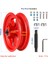 Pro/pro2 8.5 Inç Elektrikli Scooter Bölünmüş Tekerlek Göbeği Alüminyum Alaşımlı Arka Tekerlek Jantları Katı Lastik Scooter, Kırmızı (Yurt Dışından) 3