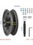 Pro/pro2 8.5 Inç Elektrikli Scooter Bölünmüş Tekerlek Göbeği Alüminyum Alaşımlı Arka Tekerlek Jantları Katı Lastik Scooter, Kırmızı (Yurt Dışından) 4