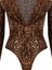 Önü Burgulu Uzun Kollu Leopar Body 3