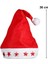 Işıklı Yılbaşı Şapkalı Kırmızı Pamuklu 3 Programlı Işıklı Yeni Yıl Şapka 3
