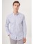 Regular Fit Paşa Yaka Mavi Spor Erkek Gömlek GM23Y231036_D35 1