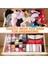 Kırmızı Stil Underwear Bra Organizer Multi-Size Foldable Storage Boxes Closet Drawer Divider Clothes Socks Box Organizer Home Organization (Yurt Dışından) 5
