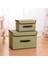 Açık Yeşil Stil 26X19X16CM Keten Saklama Kutusu Katlanır Giysi ve Çeşitli Eşyalar Taşınabilir Toz Geçirmez Saklama Kutusu Plastik Kapaklı Katlanır Saklama Kutusu (Yurt Dışından) 1