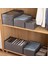 BLUE33X33X9CM Style Kot Bölmesi Saklama Kutusu Dolap Organizatör Giysi Ayırma Kutusu Pantolon Çekmece Bölücü Depolama Iç Çamaşırı Sutyen Organizatör (Yurt Dışından) 1