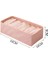 PEMBE33X16X9CM Tarzı Kot Bölmesi Saklama Kutusu Dolap Organizatör Giysi Ayırma Kutusu Pantolon Çekmece Bölücü Depolama Iç Çamaşırı Sutyen Organizatör (Yurt Dışından) 2