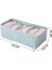 BLUE33X16X9CM Style Kot Bölmesi Saklama Kutusu Dolap Organizatör Giysi Ayırma Kutusu Pantolon Çekmece Bölücü Depolama Iç Çamaşırı Sutyen Organizatör (Yurt Dışından) 2