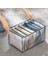 No.3 Tarzı 17X36X12CM-7 Izgara Izgaralar Saklama Kutuları Oda Düzenleyici Katlanabilir Çekmece Ev Organizasyonu Dolap Dolap Giysi Bölmesi Kutusu Pantolon Depolama (Yurt Dışından) 1