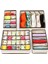Derin Mavi Tarzı Underwear Bra Organizer Multi-Size Foldable Storage Boxes Closet Drawer Divider Clothes Socks Box Organizer Home Organization (Yurt Dışından) 3