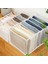 White 7grid Jeans Style Jeans Compartment Storage Box Closet Wardrobe Clothes Drawer Mesh Separation Organizer Boxes Stacking Pants Storage Organizer (Yurt Dışından) 4