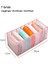 Pembe Tozlukdepolama Stili 2021 New Sock Pants Organizer Storage Box Drawer Closet Organizers Divider Boxes For Scarves Socks Bra 7 Grids (Yurt Dışından) 2