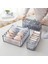 24 Izgara Bej Stili Iç Çamaşırı Depolama Organizatör Ayrılmış Çorap Şort Sutyen Saklama Kutuları Yurt Klozet Organizatör Çekmece Giysiler Için Yıkanabilir (Yurt Dışından) 3