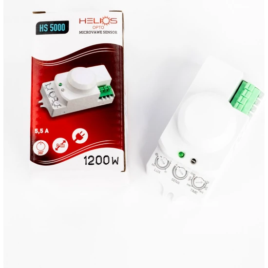 Helios Opto 120W 360 Derece Algılama Açılı Infrared Radar Sensör Hs 5000