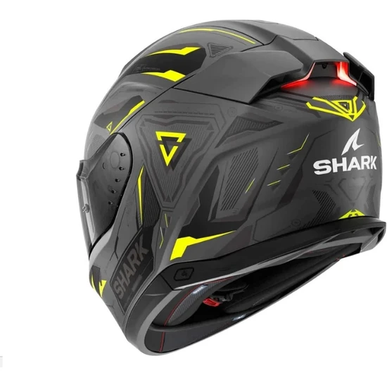 Shark Skwal I3 Linik Mat (Ayk) Stop Lambalı Kask