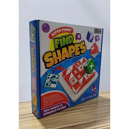 Göçmen Super Funny Find Shapes Qbitz Renkli Küpler Zeka-Mantık ve Strateji Oyunu