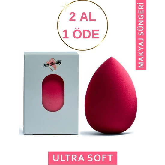 Hill Beauty Ultra Soft Makyaj Süngeri Fuşya