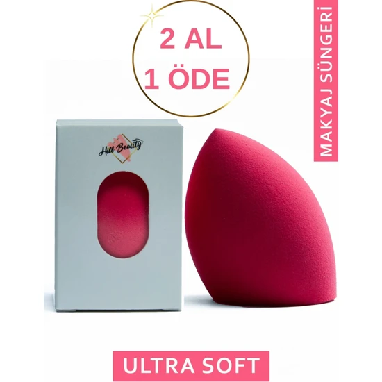 Hill Beauty Ultra Soft Makyaj Süngeri Fuşya