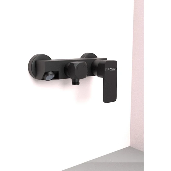 FAWER Faucet & Shower Siyah Banyo Bataryası