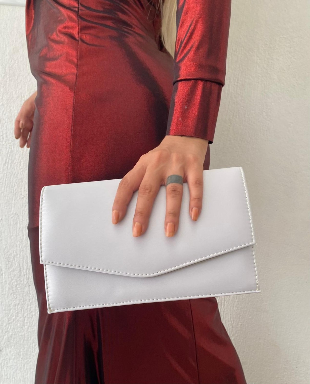 Sh Poly 1 Saten Siyah Abiye Çanta Clutch Portföy Askılı Omuz ve El Çantası 2023