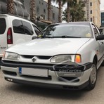 ŞüsCarOto Aksesuar Renault 19 Europa 1994-2001 Uyumlu Üniversal Laguna Lip Esnek Ön Lip 2 Parça Tampon Altı Dil Karlık Ön Ek