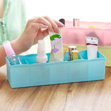 Shanhua Shop Yeşil Stil 5 Cells Plastic Storage Box Tie Bra Socks Drawer Cosmetic Divider Tidy Organizer (Yurt Dışından)