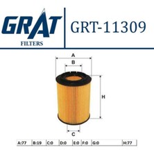 Grat 11309 11309 Mazot Filtresi Kangoo 98- Megane Laguna 1.9 Dcı 1.9d 1.9 Dtı