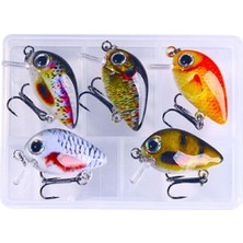 Binduo 5 Mini Crankbait Sert I Su ve Tuzlu Su D (Yurt Dışından)