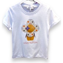 Little Tortoise Kız Çocuk Desenli Tişört