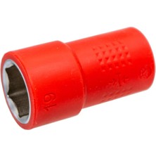 Izeltaş 13000005156 1000V Izoleli 6 Köşe 1/2" Lokma Anahtar 19 mm