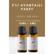 2'li Avantajlı Set Lavanta & Tarçın Saf Aromaterapi Uçucu Yağı 15 Ml Nemlendirici Cilt Ve Saç Bakımı