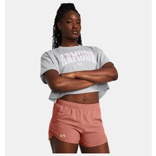 Under Armour Kadın UA Heavyweight SCRIPTED WM CROP Kısa Kollu 1383050-011