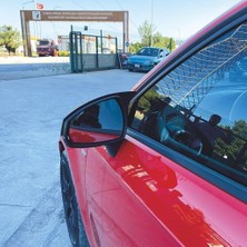 HYM Tuning Audi A3 8V Yarasa Ayna Kapağı, Parlak Siyah, Abs Plastik