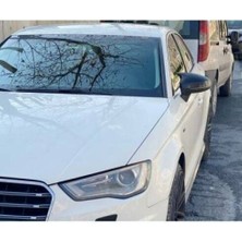 HYM Tuning Audi A3 8V Yarasa Ayna Kapağı, Parlak Siyah, Abs Plastik