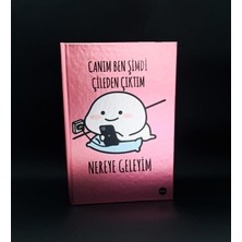 Giftmoda Metal Kapaklı Çileden Çıktım Tasarımlı Lastikli Defter